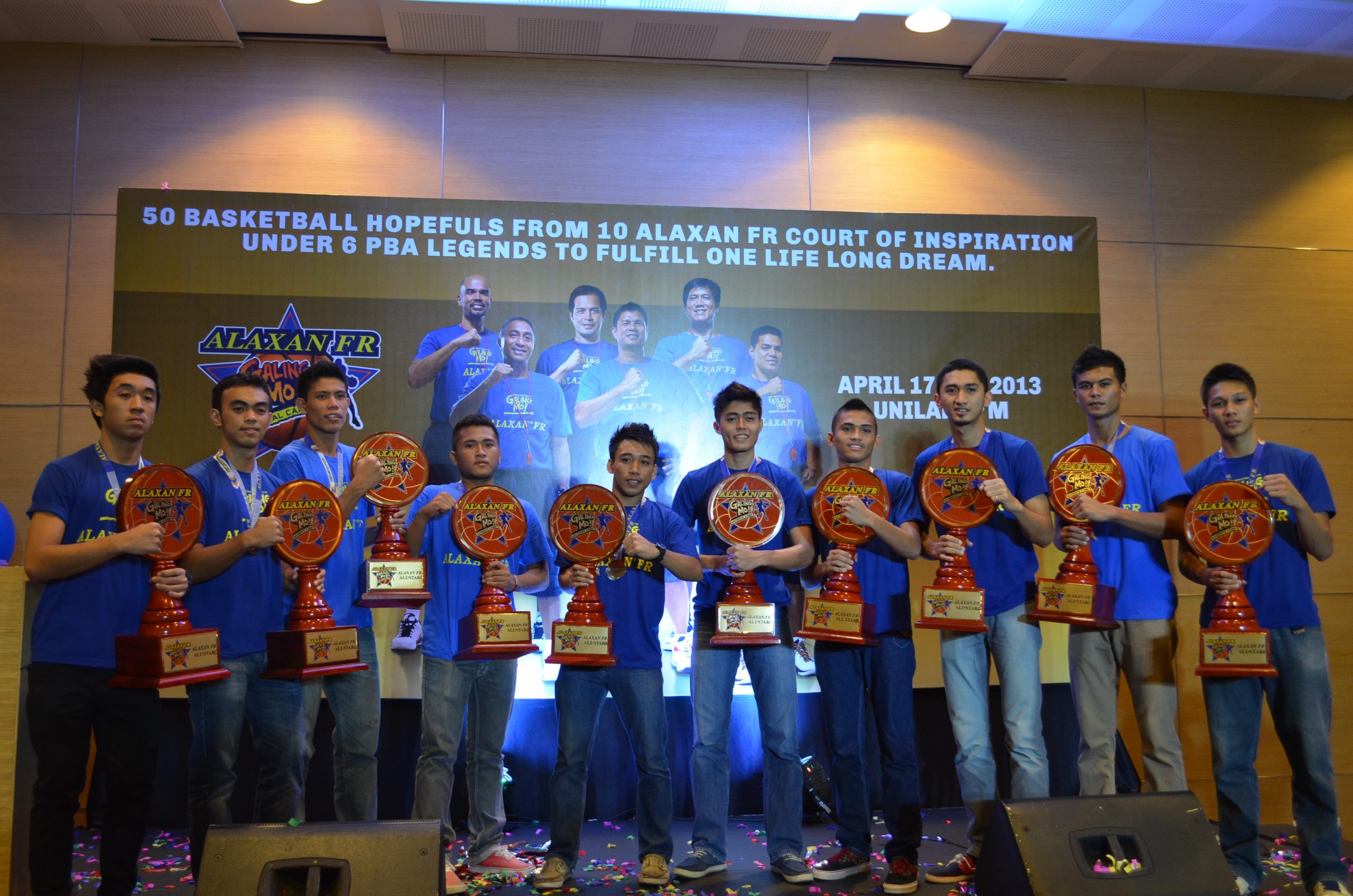 Youth rise from 50 VisMin hopefuls as basketball legends culminate Alaxan FR National Galing Mo! Camp
